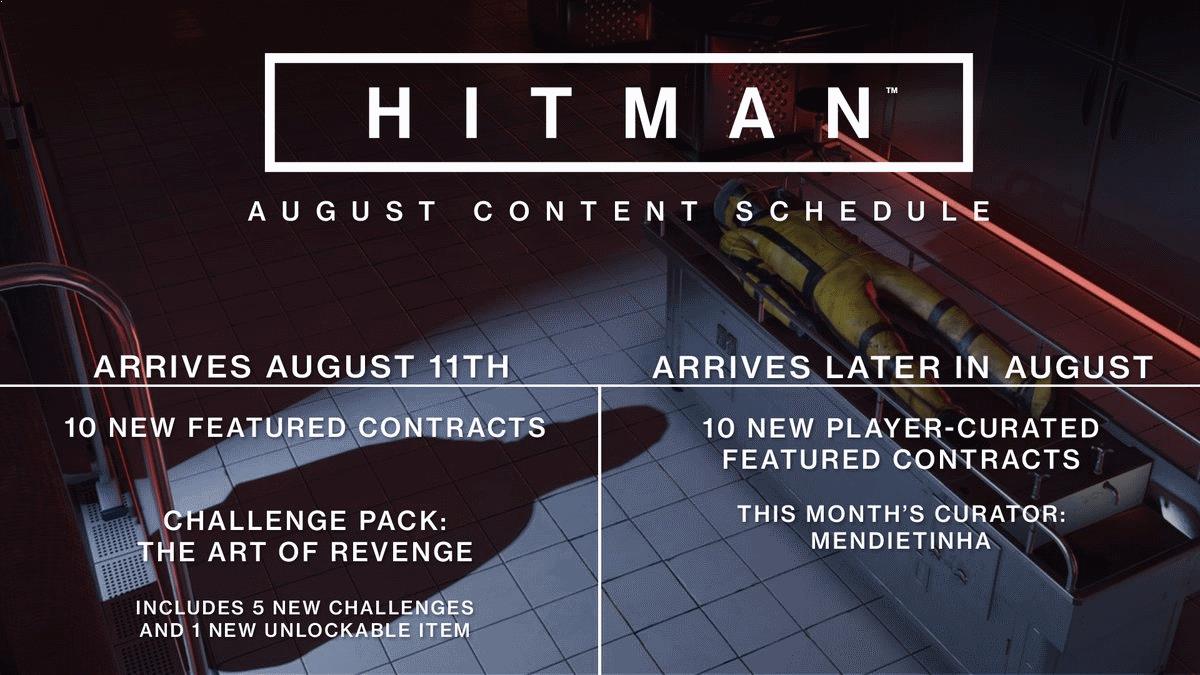 Hitman, August content