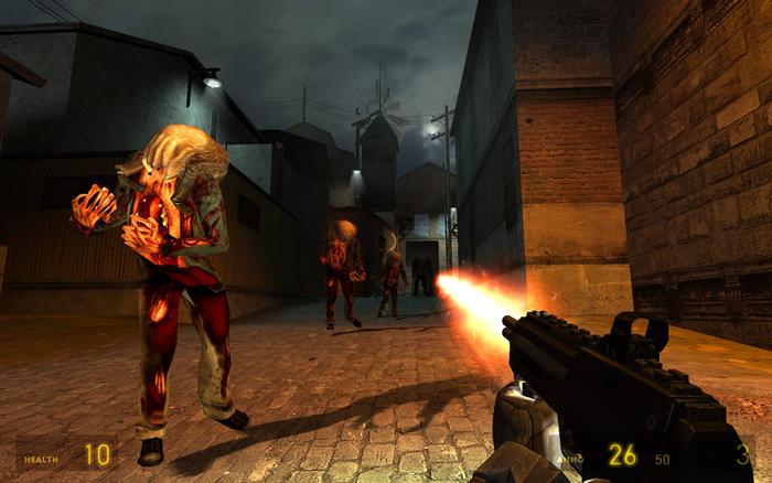 half life 2 shooting aliens