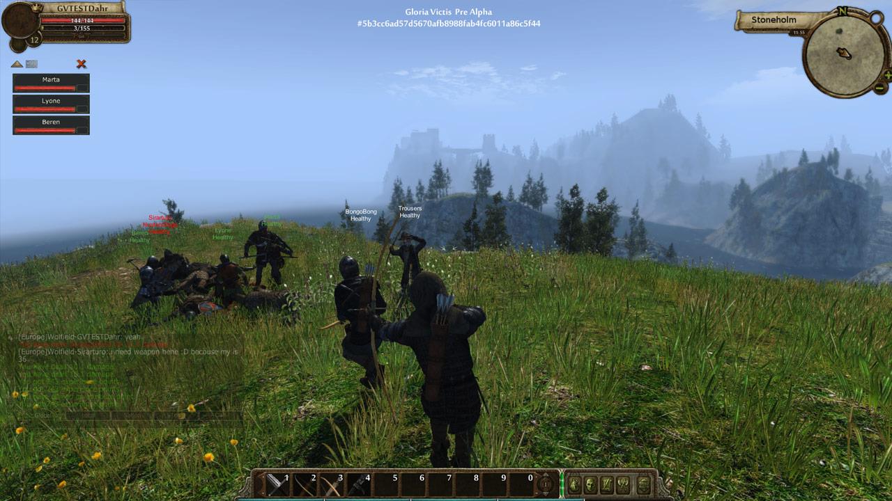 Archery art in action