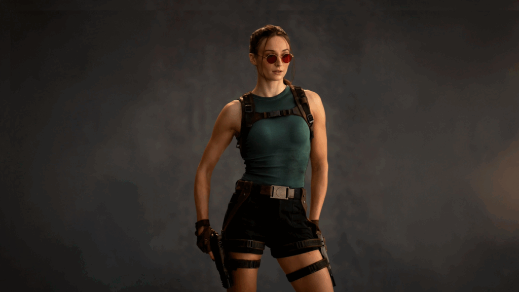 Sophie Turner as Lara Croft